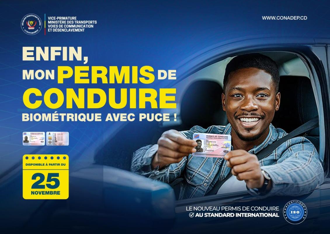 Permis de conduire en RDC : dernier délai jusqu’au 30 juin pour se régulariser