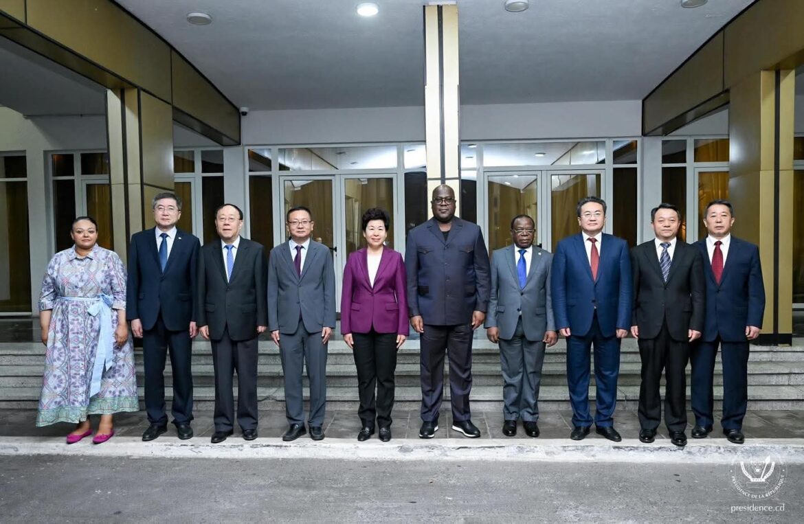 Renforcement des Relations Sino-Congolaises : Le Président Tshisekedi Reçoit une Délégation Chinoise de Haut Niveau