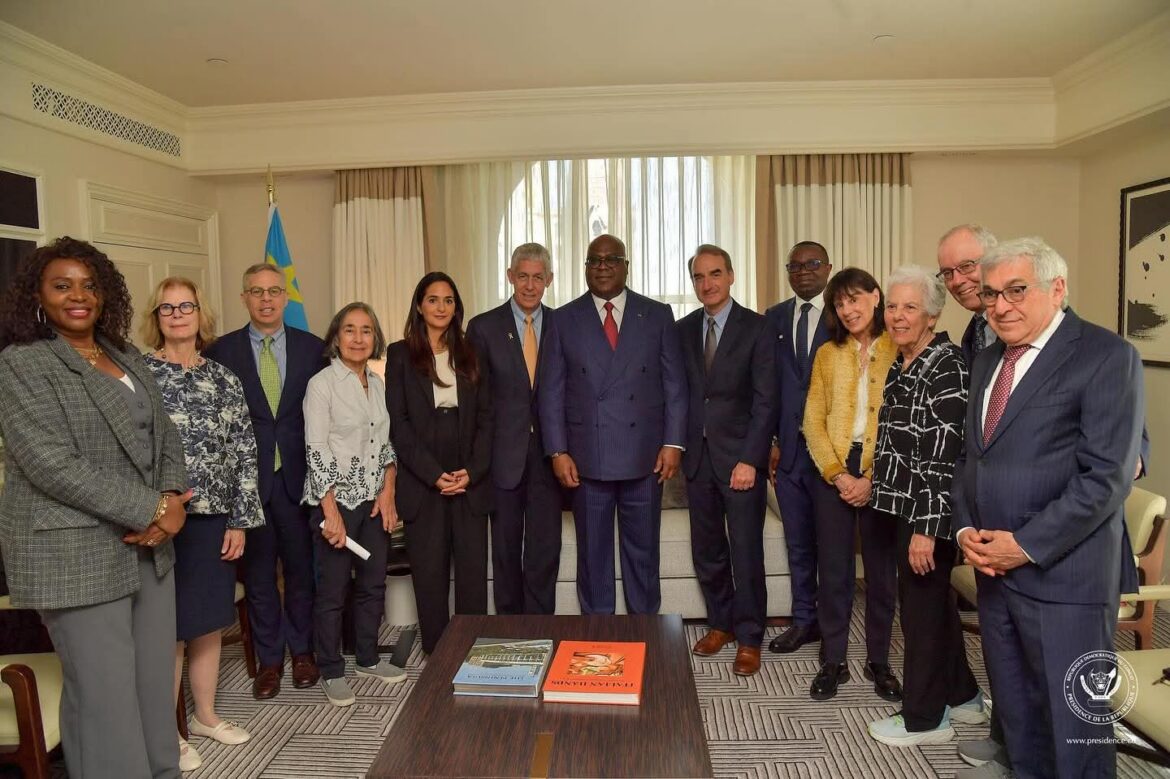 🚨 #RDC | Diplomatie : Félix Tshisekedi échange avec une délégation de la communauté juive américaine à New York