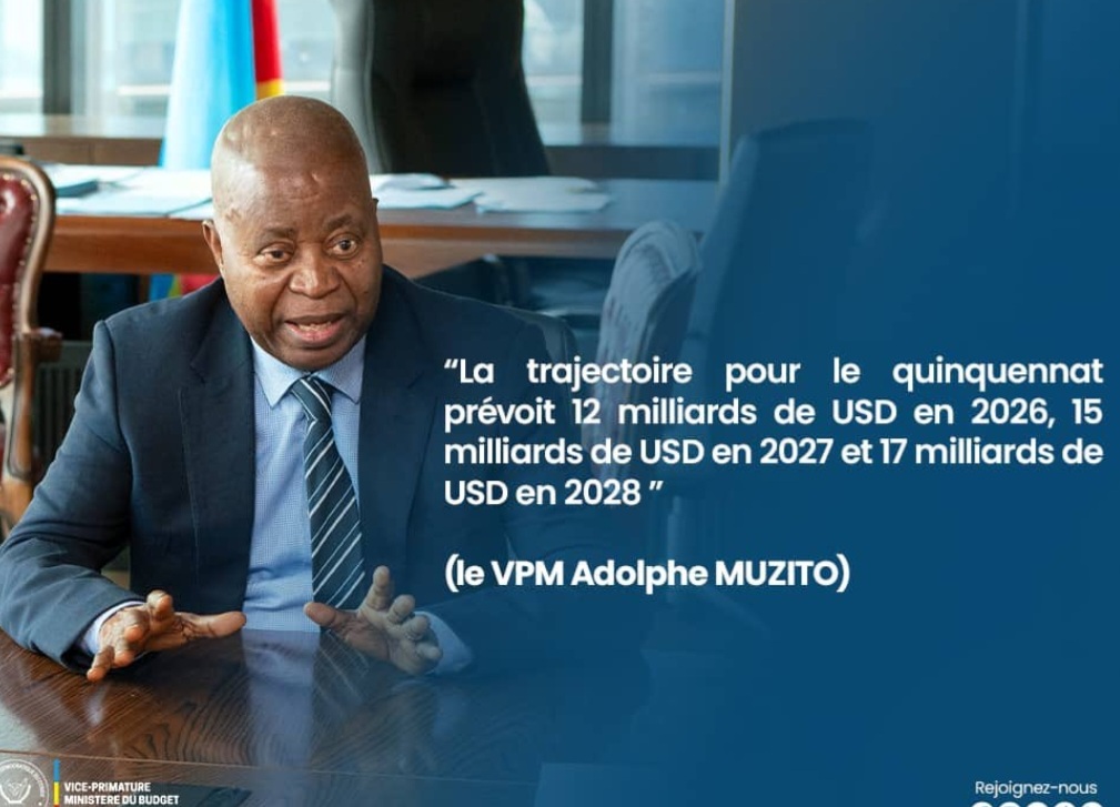 RDC : Le VPM Adolphe Muzito fait adopter au Conseil des ministres un avant-projet de budget 2026 à hauteur de 20,3 milliards USD
